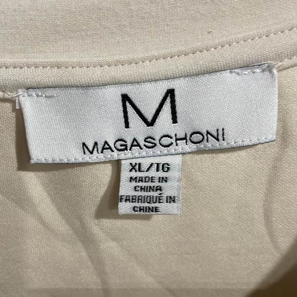 Max Studio Cream Blouse with Puff Sleeves - Picture 3 of 3